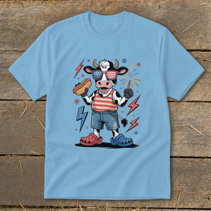 Festive 4th Cow Youth Tee