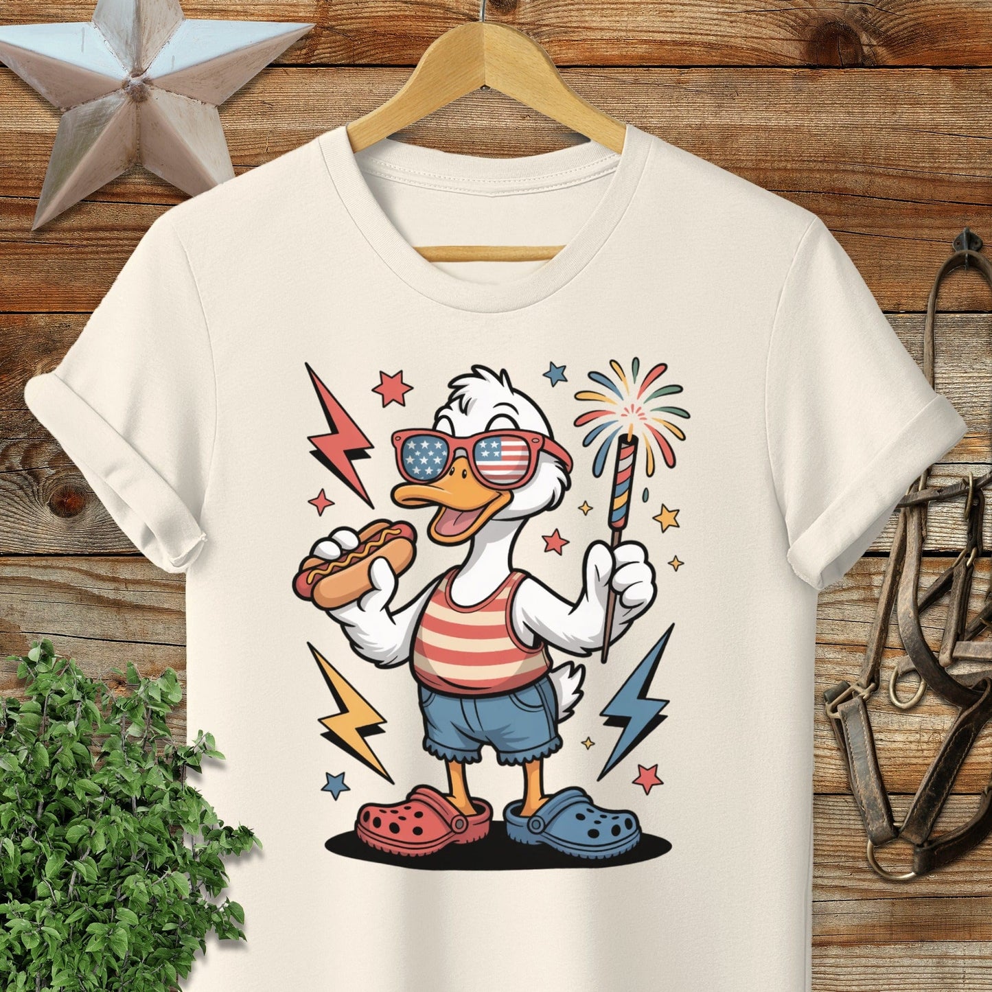 Festive 4th Duck T-shirt