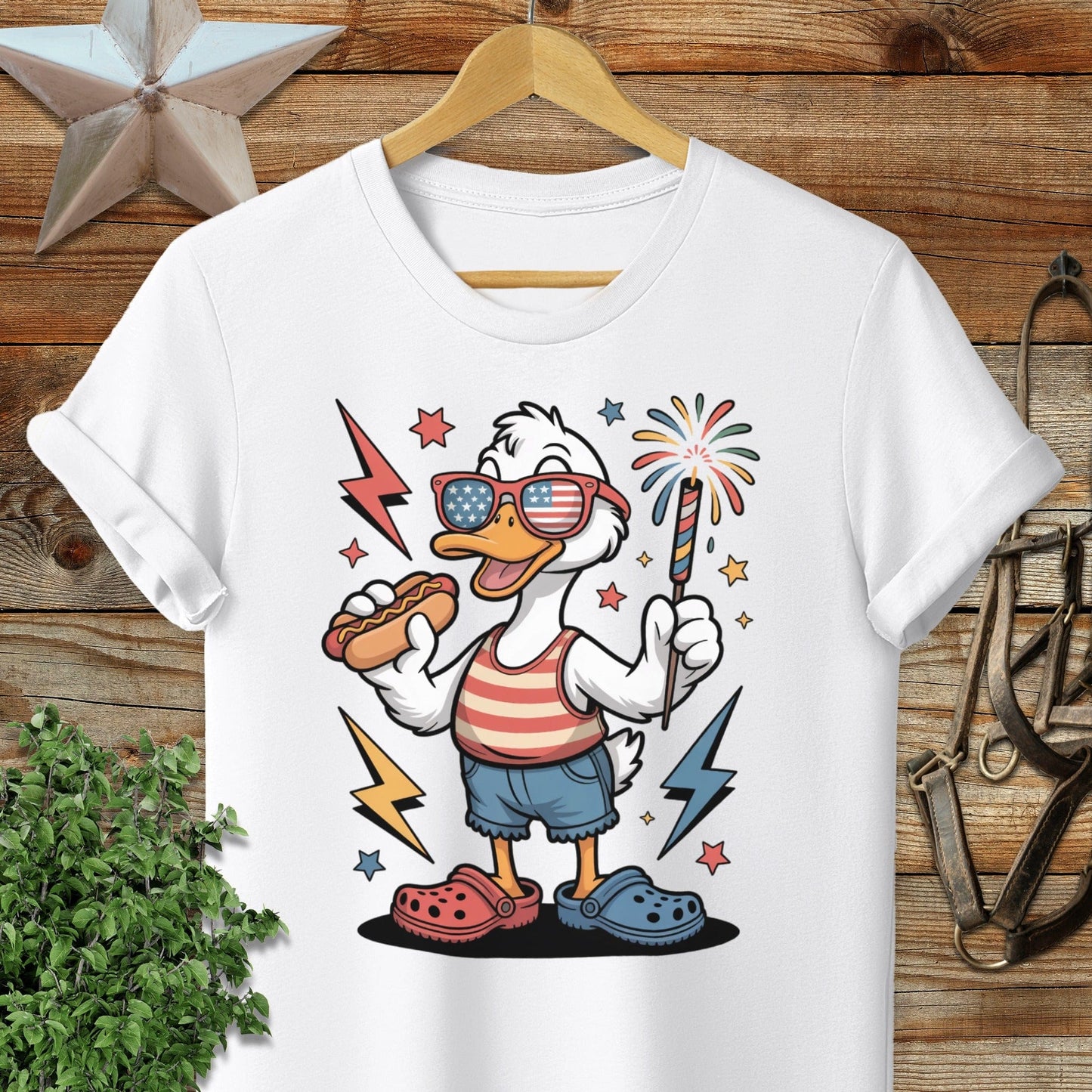 Festive 4th Duck T-shirt