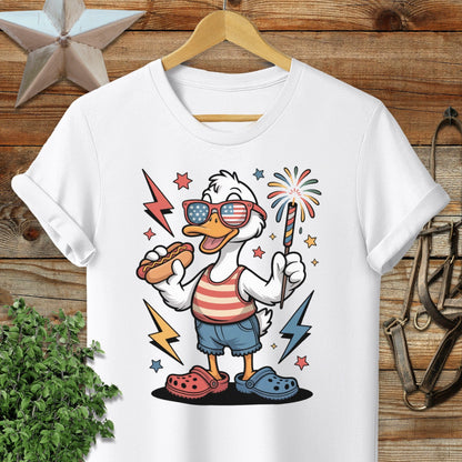 Festive 4th Duck T-shirt
