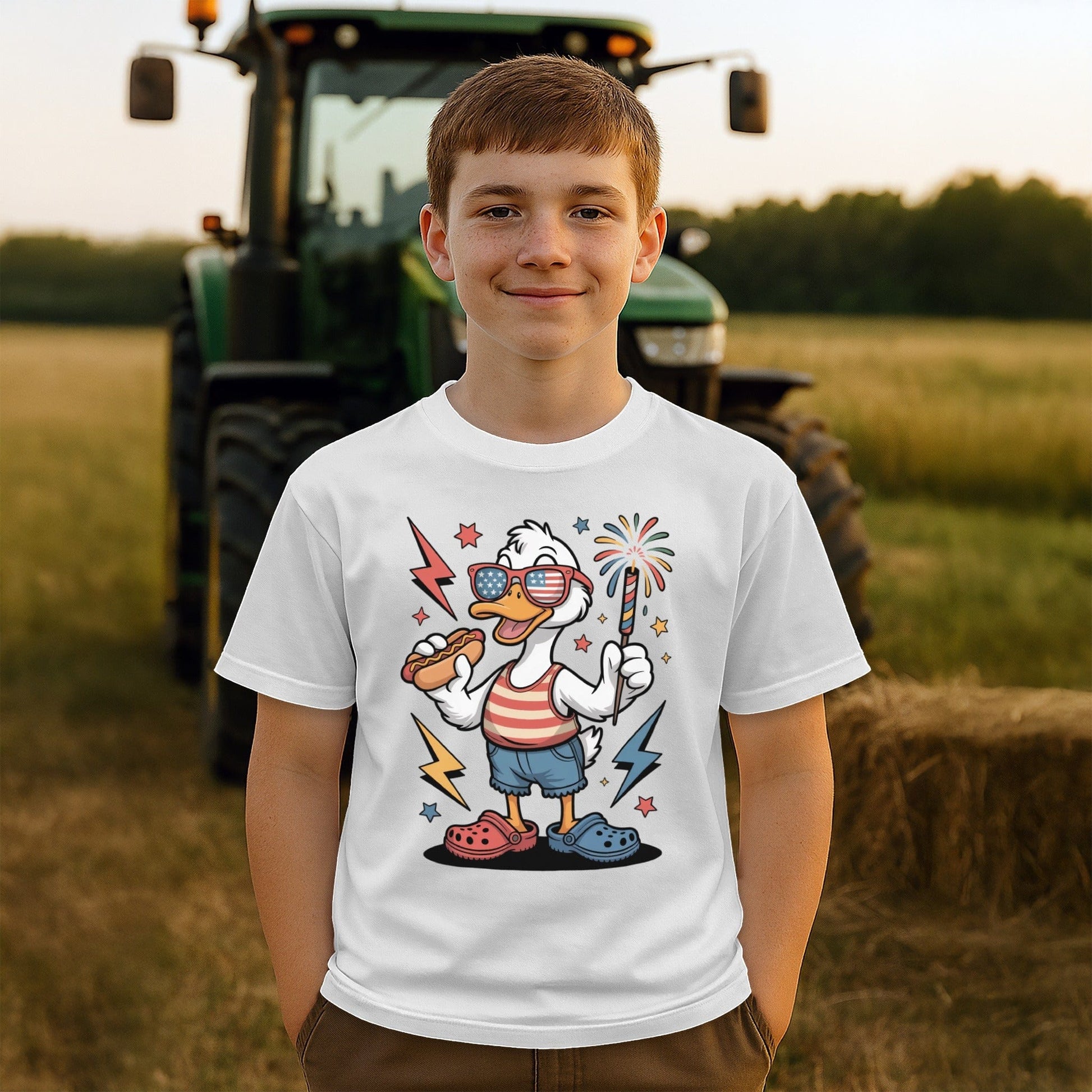 Festive 4th Duck T-shirt (Youth)