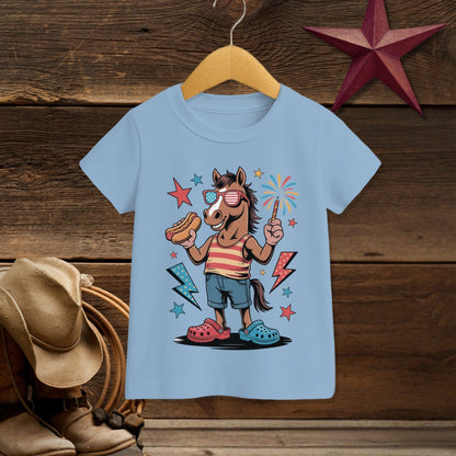 Festive 4th Horse T-Shirt (Toddler)