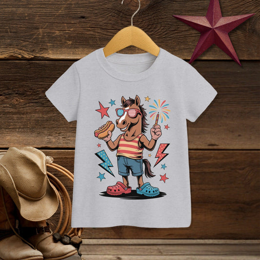 Festive 4th Horse T-shirt (Toddler)