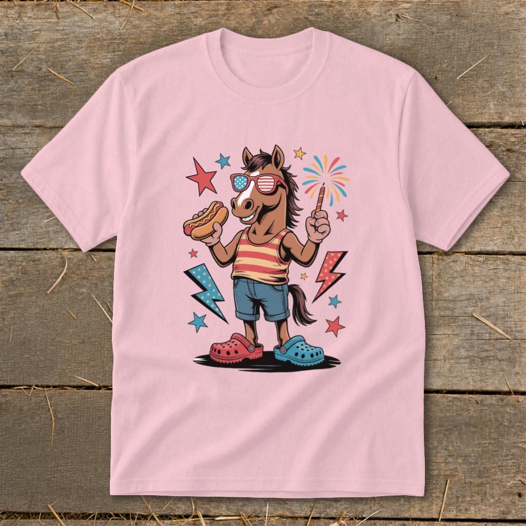 Festive 4th Horse Youth Tee