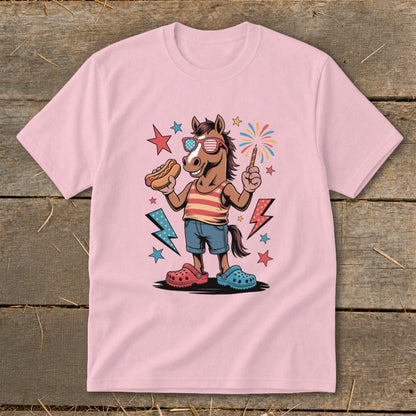 Festive 4th Horse Youth Tee