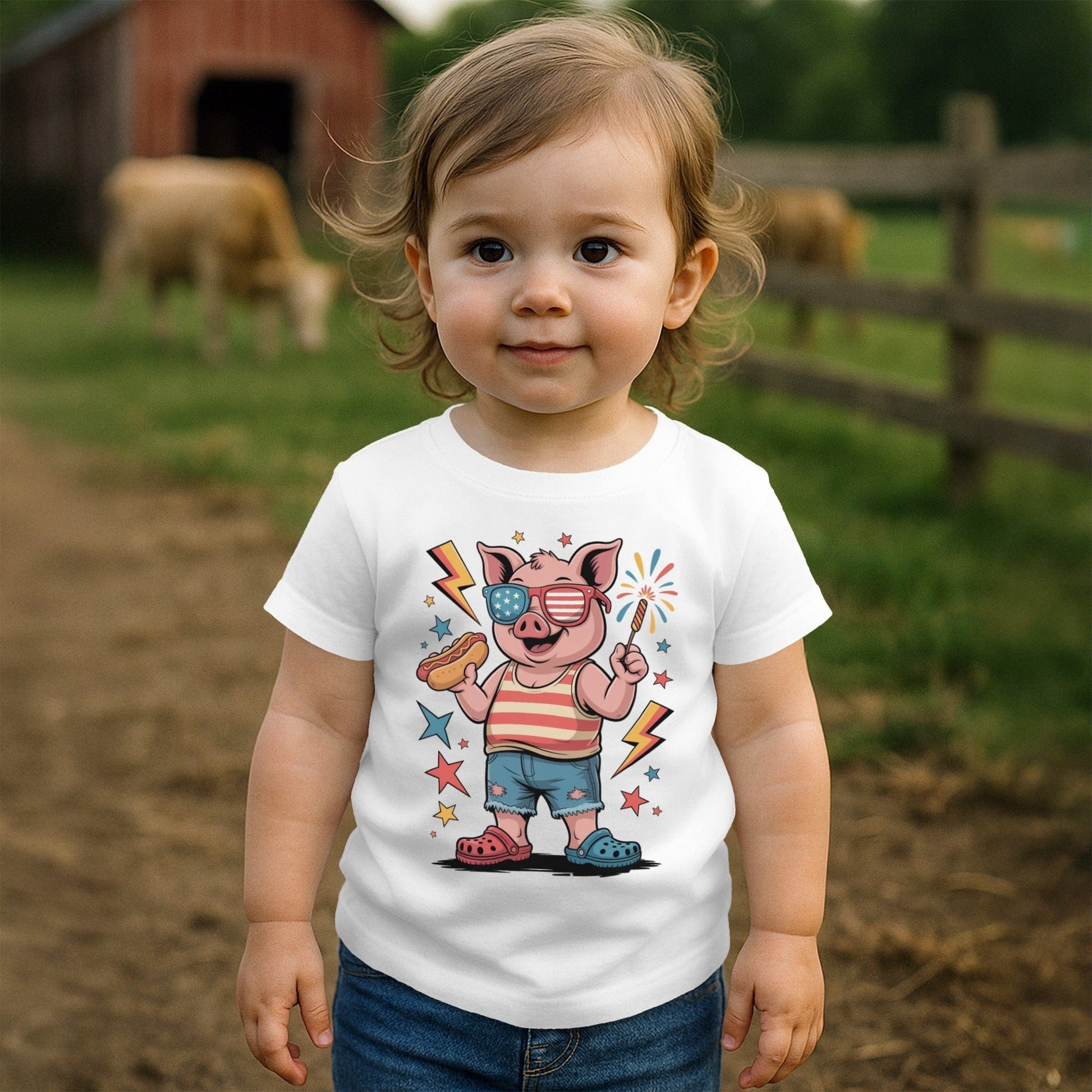 Festive 4th Pig T-shirt (Toddler)