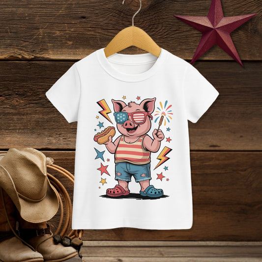 Festive 4th Pig T-shirt (Toddler)