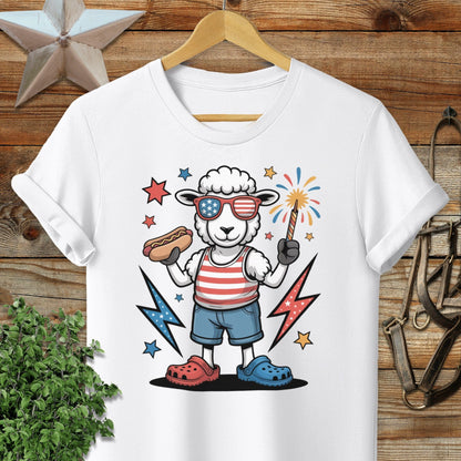 Festive 4th Sheep T-shirt