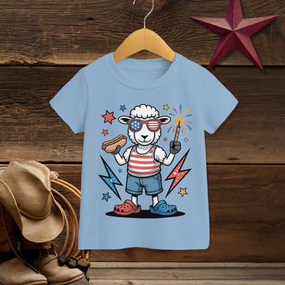 Festive 4th Sheep T-shirt (Toddler)