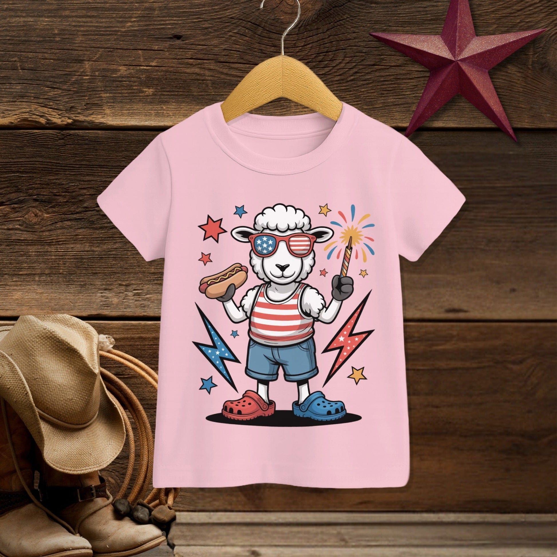 Festive 4th Sheep T-shirt (Toddler)