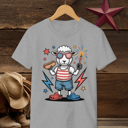 Festive 4th Sheep T-shirt (Youth)