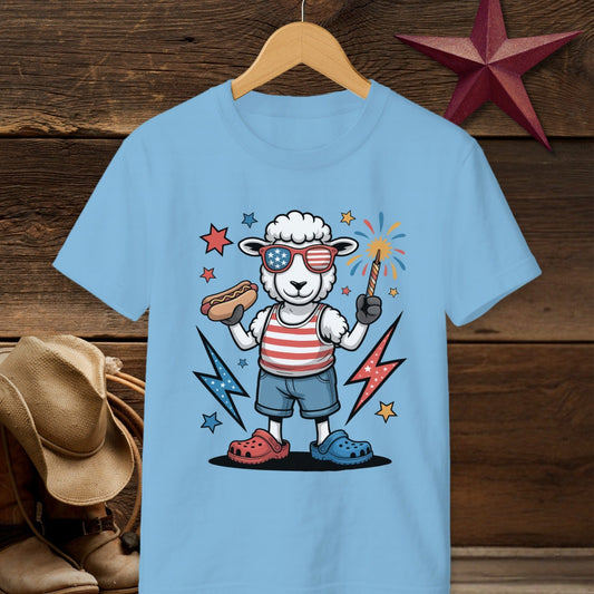 Festive 4th Sheep T-shirt (Youth)
