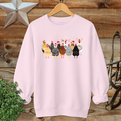 Festive Chickens Sweatshirt