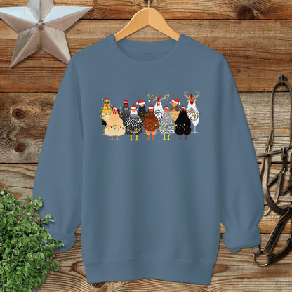 Festive Chickens Sweatshirt