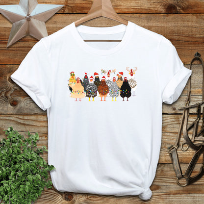 Festive Chickens T-shirt