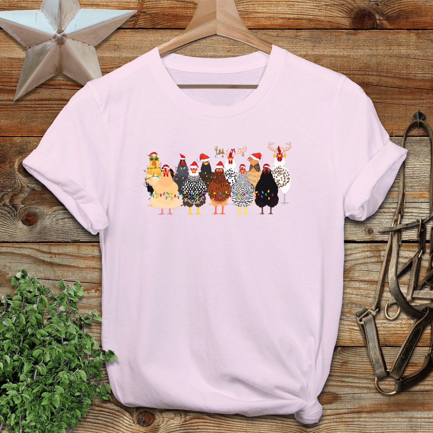 Festive Chickens T-shirt