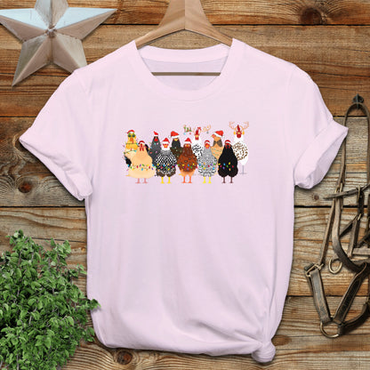Festive Chickens T-shirt