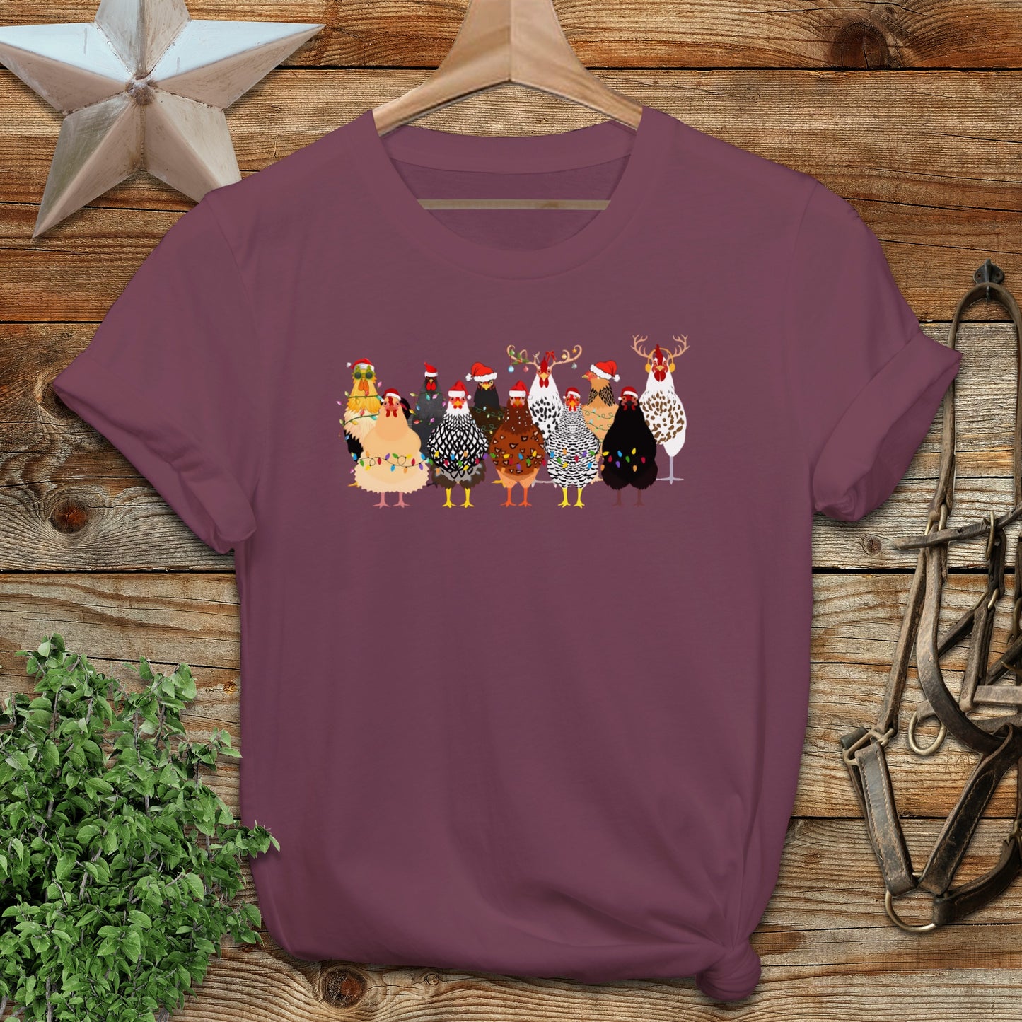 Festive Chickens T-shirt