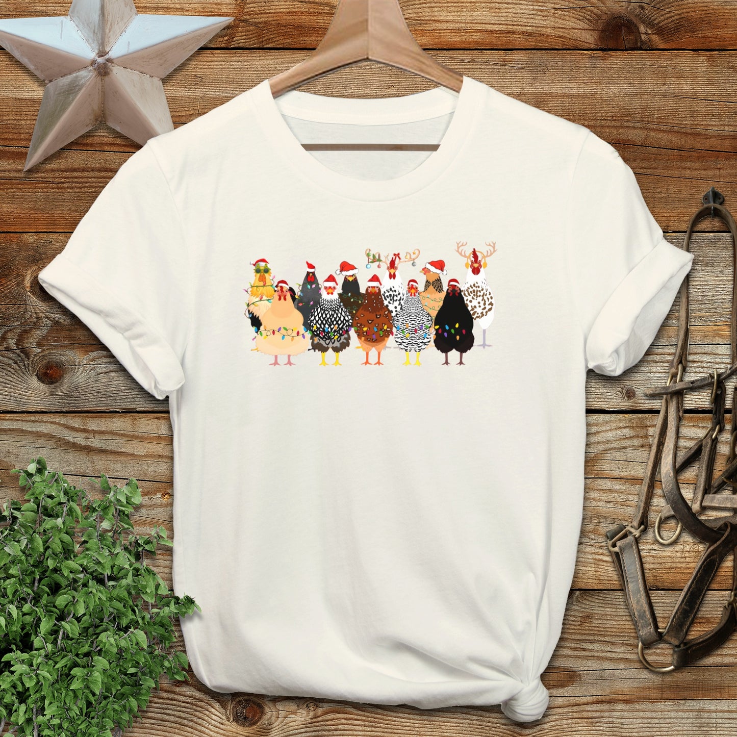 Festive Chickens T-shirt