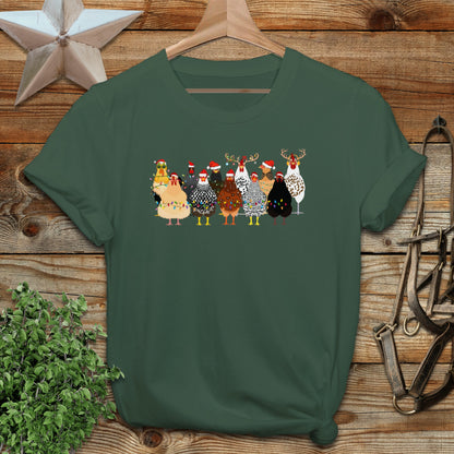 Festive Chickens T-shirt