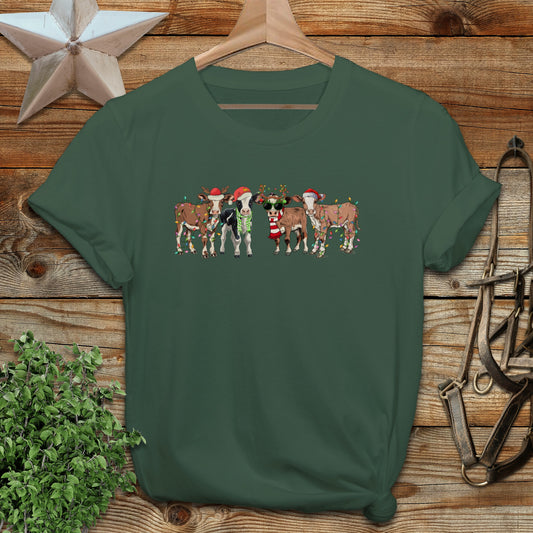 Festive Cows Softstyle Tee