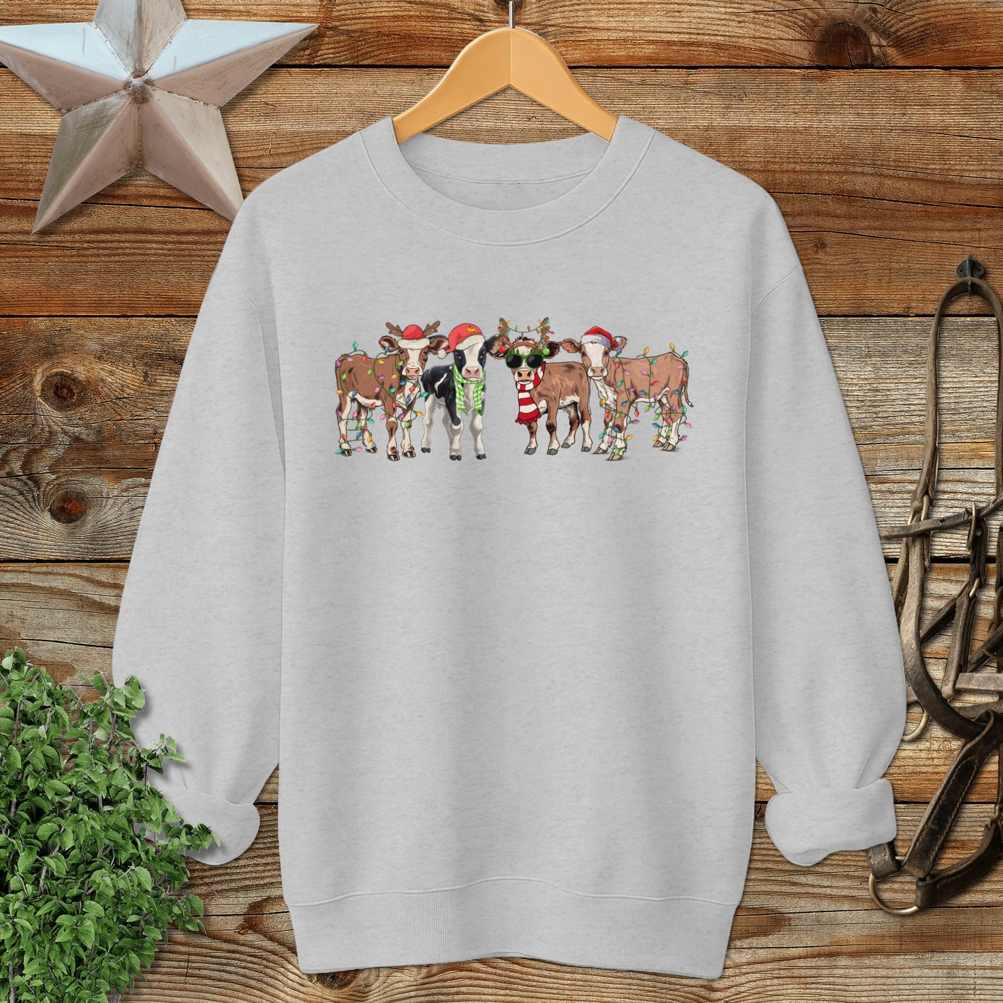 Festive Cows Sweatshirt