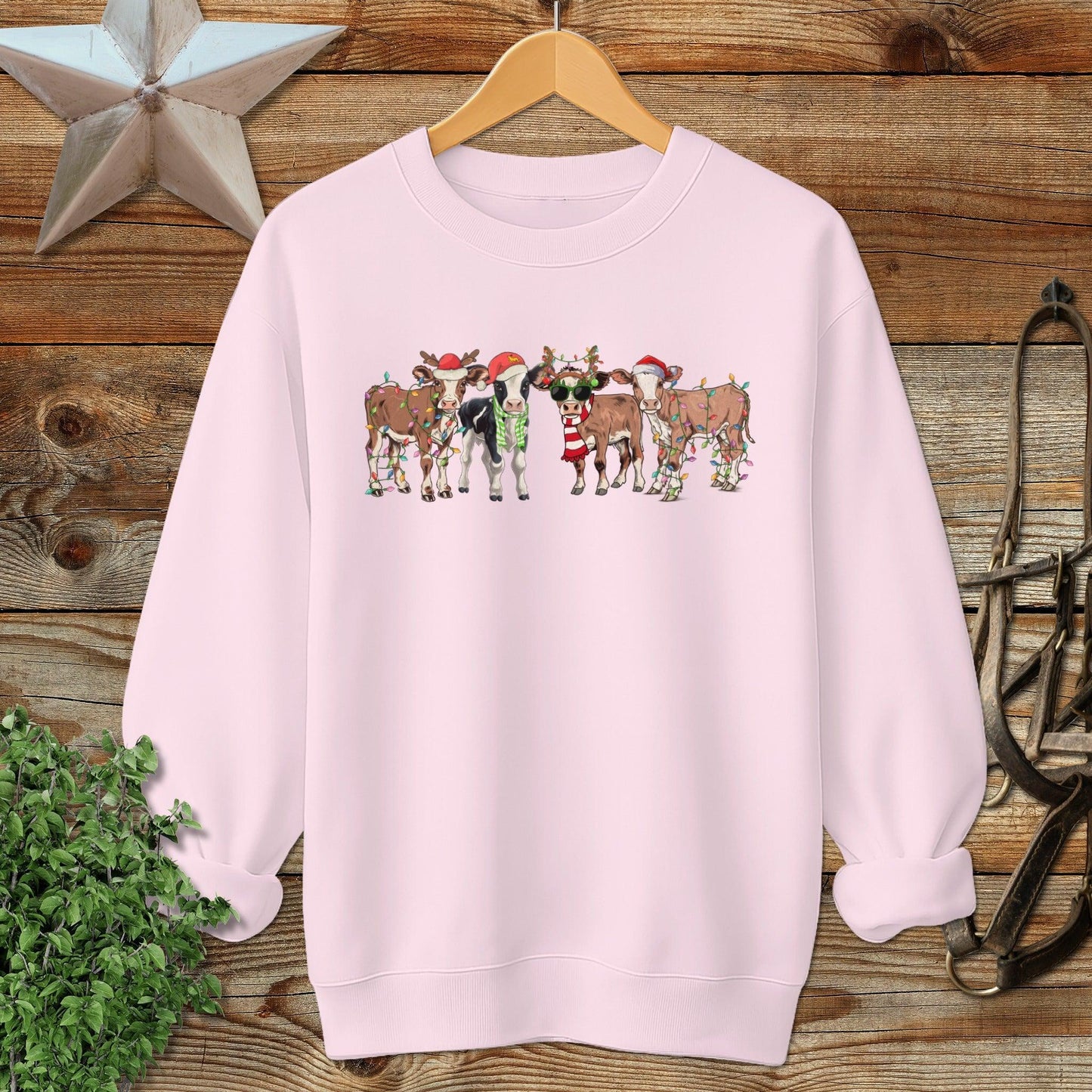 Festive Cows Sweatshirt