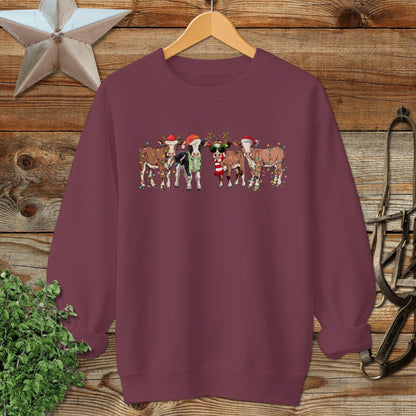 Festive Cows Sweatshirt