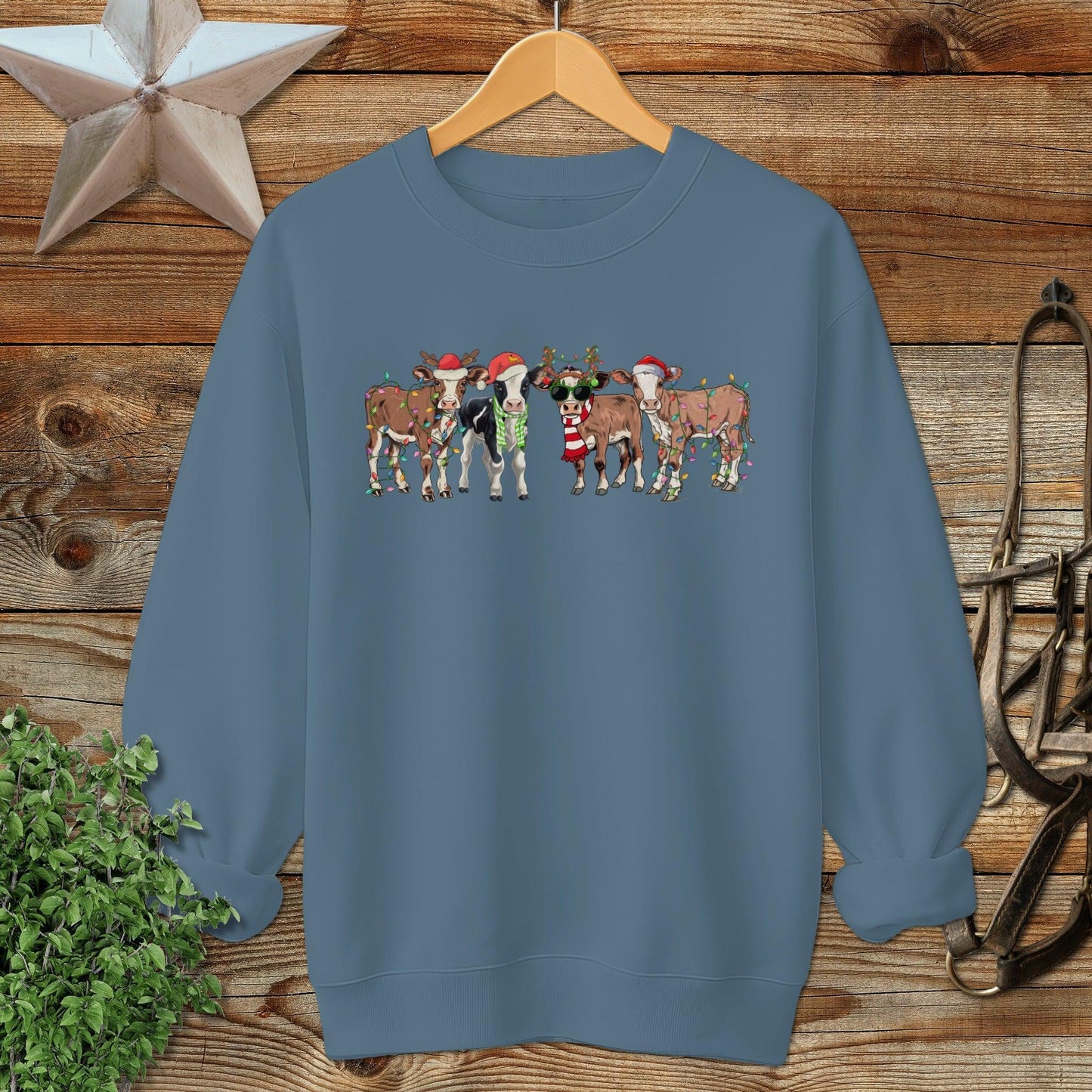 Festive Cows Sweatshirt