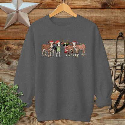 Festive Cows Sweatshirt
