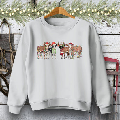 Festive Cows Youth Shirt