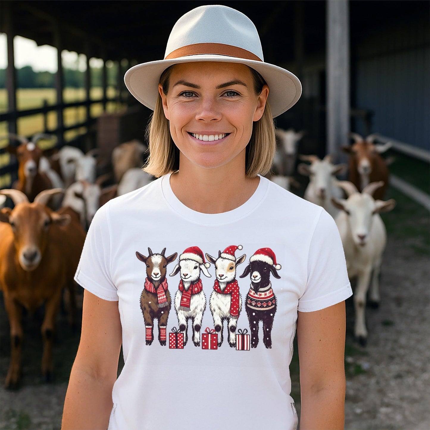 Festive Goats T-shirt