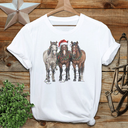 Festive Horses Softstyle Tee