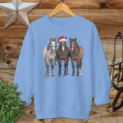Festive Horses Sweatshirt