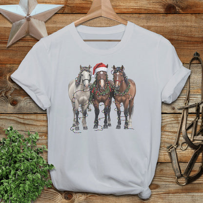 Festive Horses T-shirt
