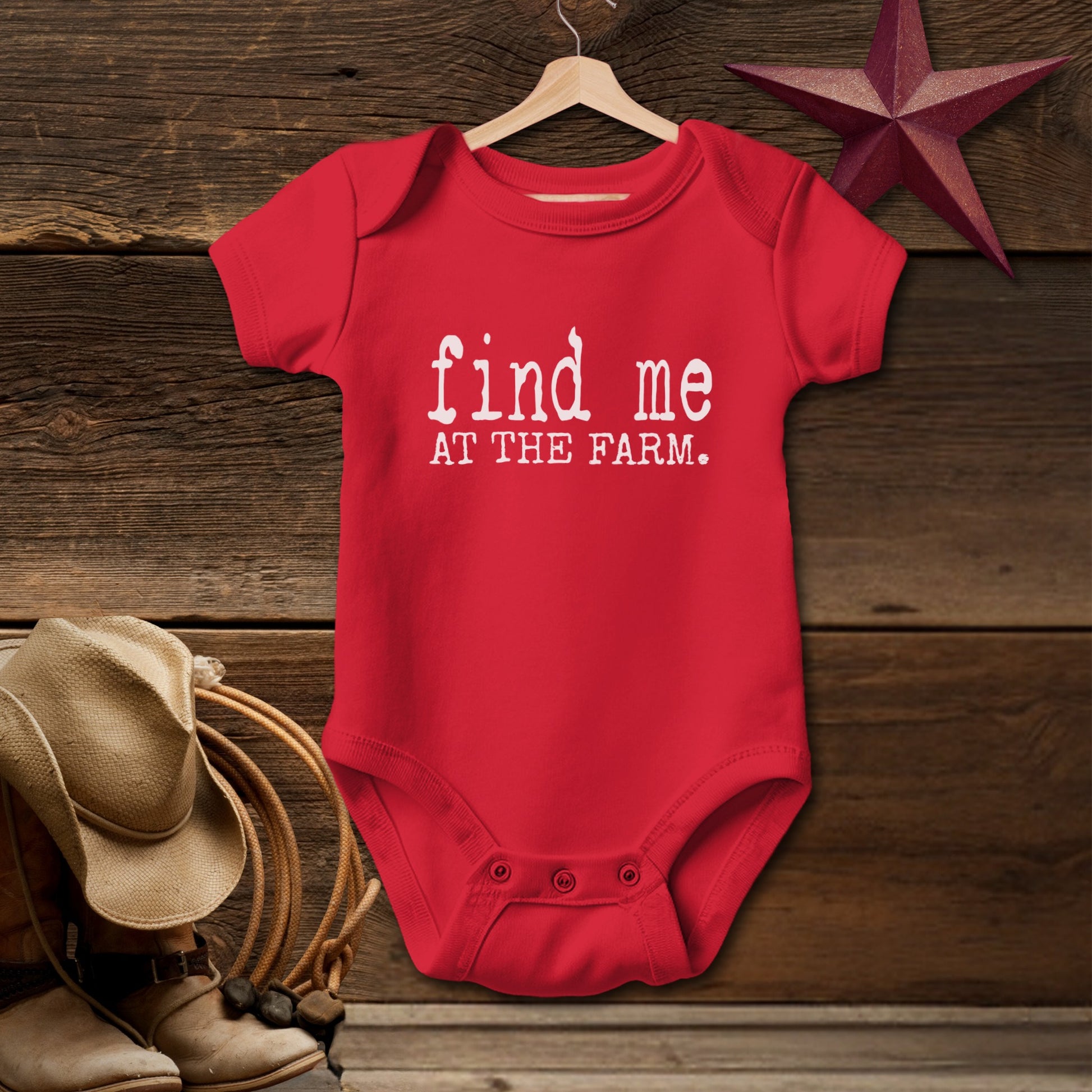 Find Me at the Farm Bodysuit (Baby)