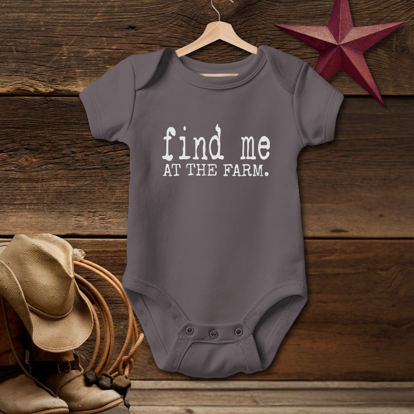 Find Me at the Farm Bodysuit (Baby)