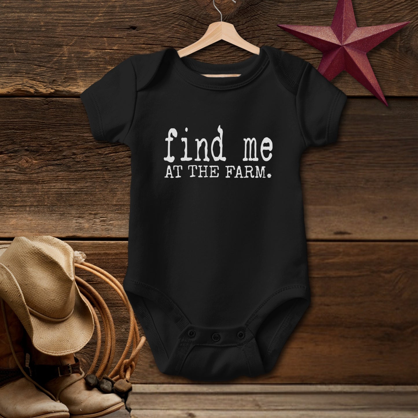 Find Me at the Farm Bodysuit (Baby)