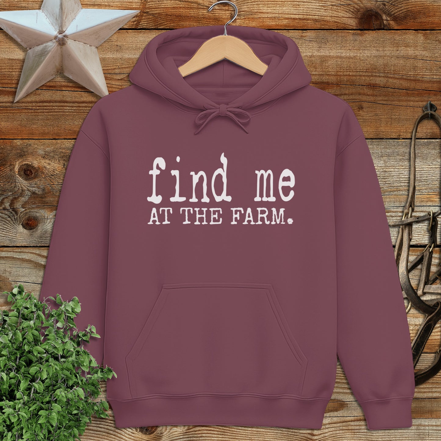 Find Me at the Farm Hoodie