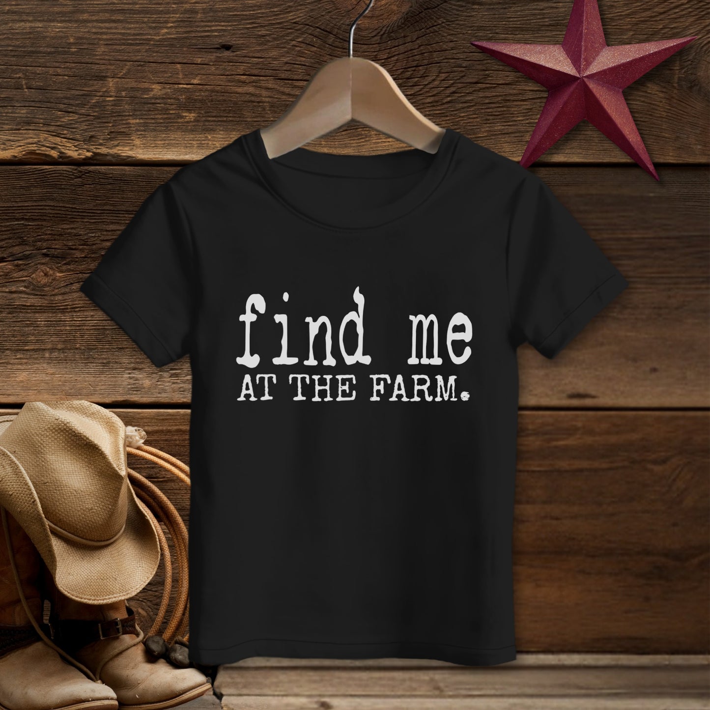 Find Me at the Farm T-Shirt (Toddler)