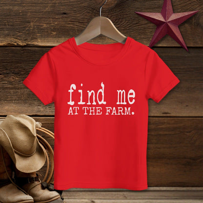Find Me at the Farm T-Shirt (Toddler)