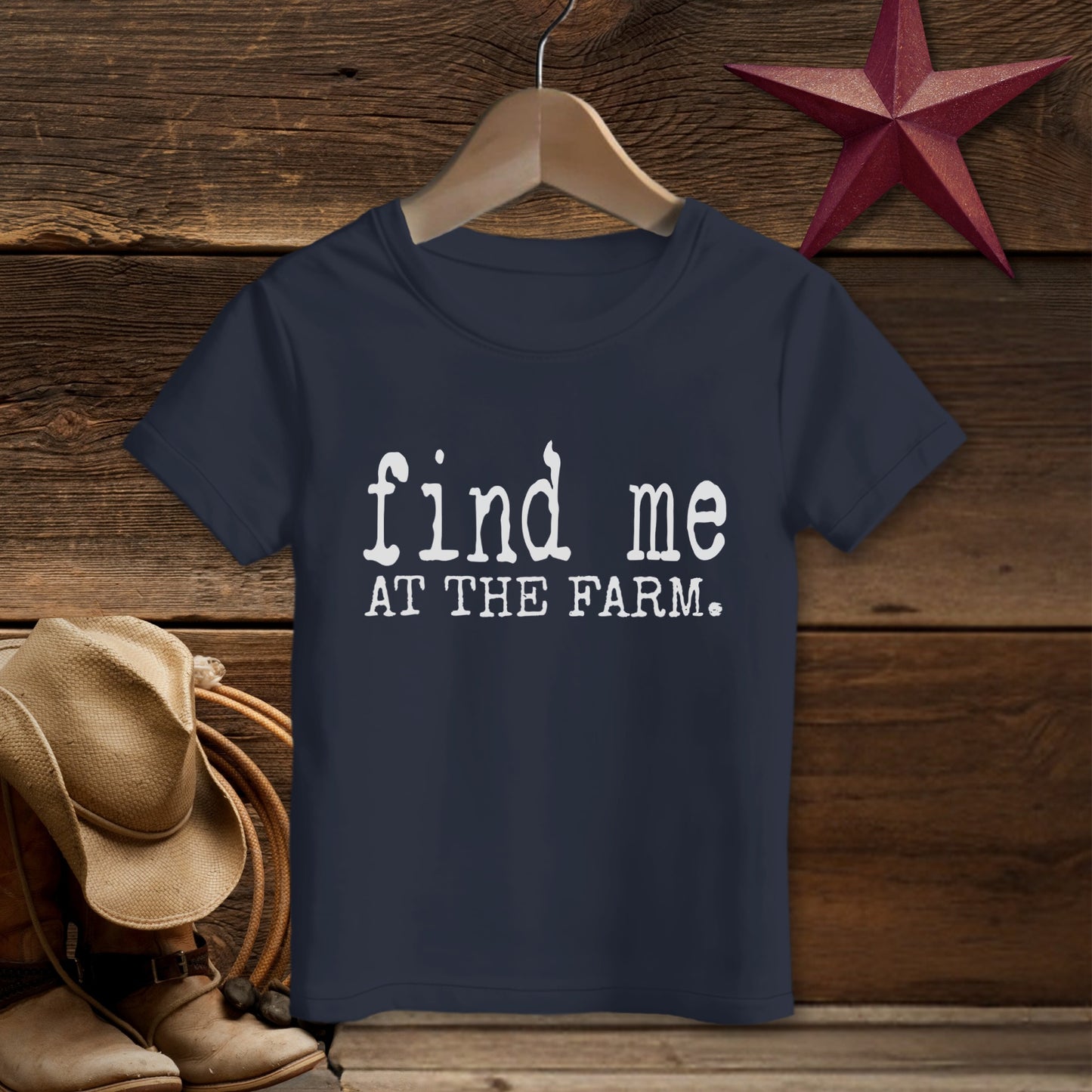 Find Me at the Farm T-Shirt (Toddler)