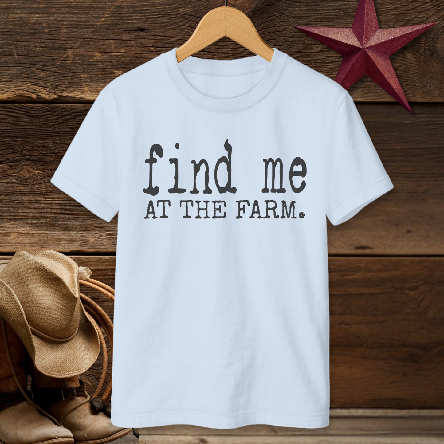 Find Me at the Farm T-Shirt (Youth)