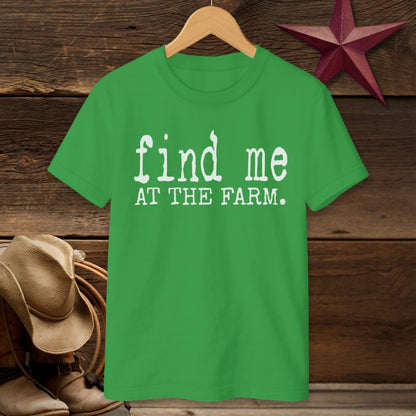 Find Me at the Farm T-Shirt (Youth)
