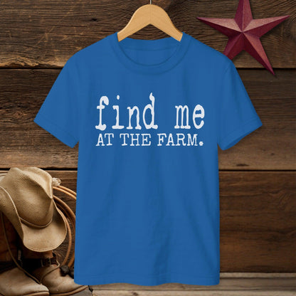 Find Me at the Farm T-Shirt (Youth)