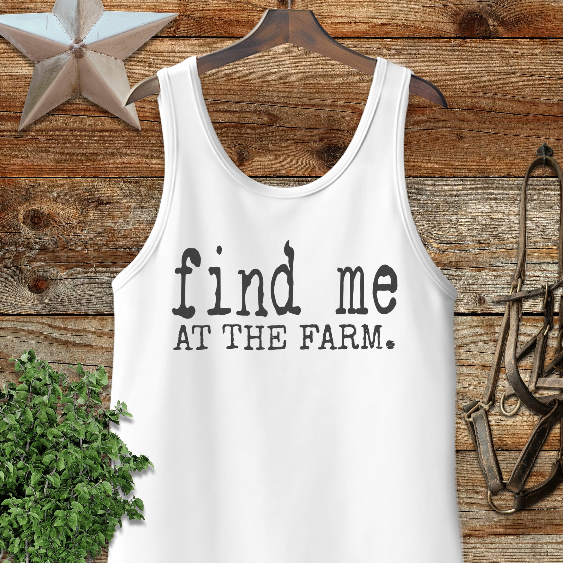 Find Me at the Farm Tank Top