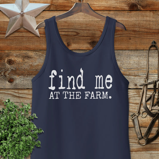 Find Me at the Farm Tank Top