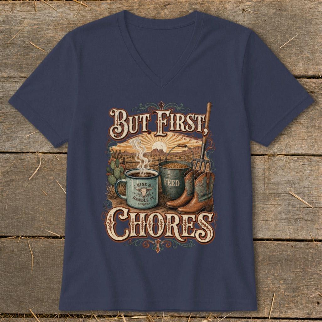 First Chores V-neck