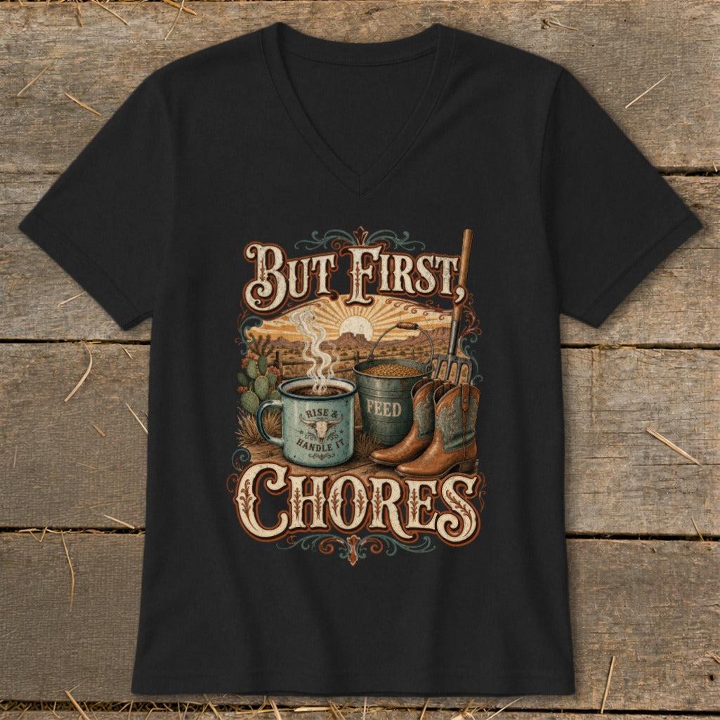First Chores V-neck
