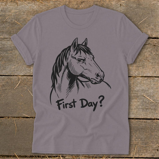 First Day Softstyle Tee - Storm